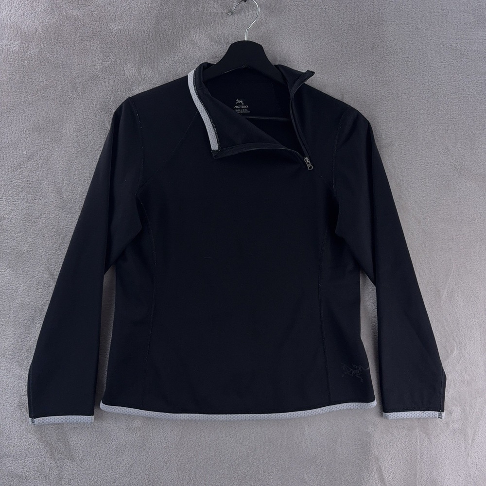 Arc'Teryx Delta Half‎ Zip Fleece Pullover Mens Size Small Black Polartec